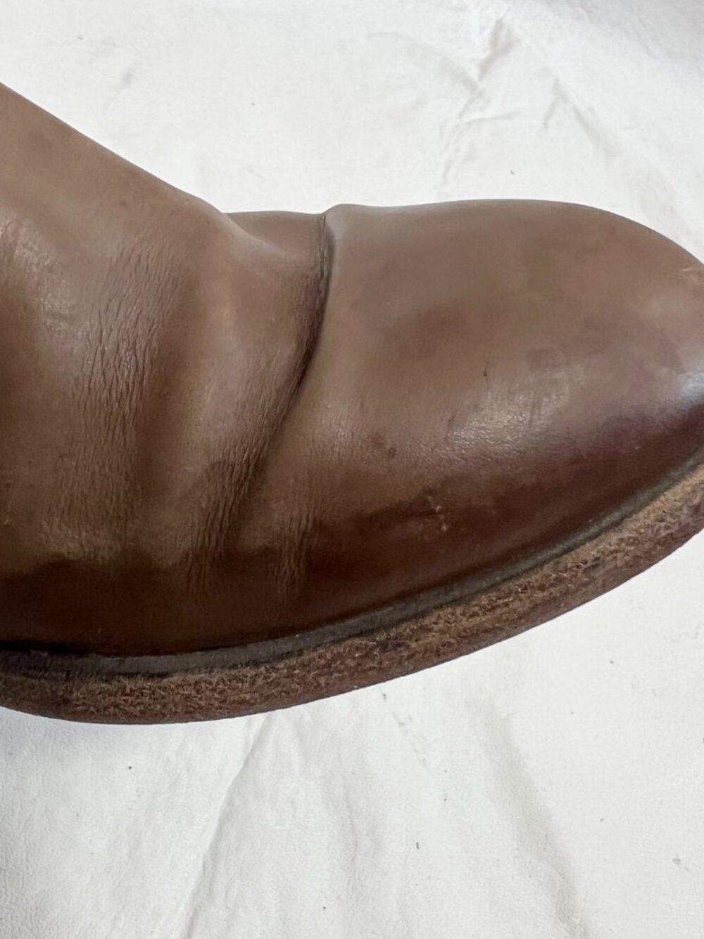 Brunello Cucinelli Chelsea Boots taupe brown leather IT 36 US 6 ankle booties - Picture 12 of 13